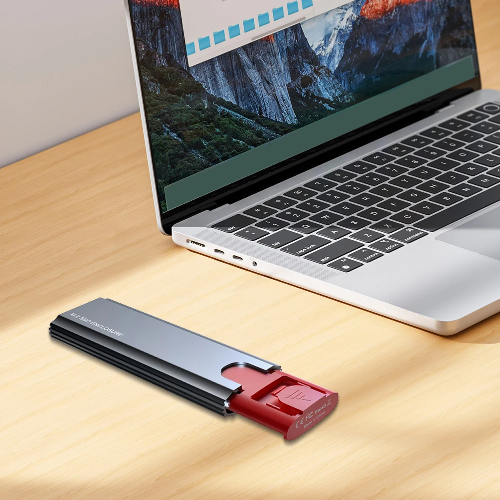 M2 NVMe SSD Enclosure Adapter USB3.1 Gen2 External Hard Drive Case supports 2230 2242 2260 2280 SSDs up to 2TB external hard drive external hard drive case ssd enclosure hard drive enclosure hard disk case external hard drive box hdd case enclosure hard drive adapter ssd adapter hdd docking station