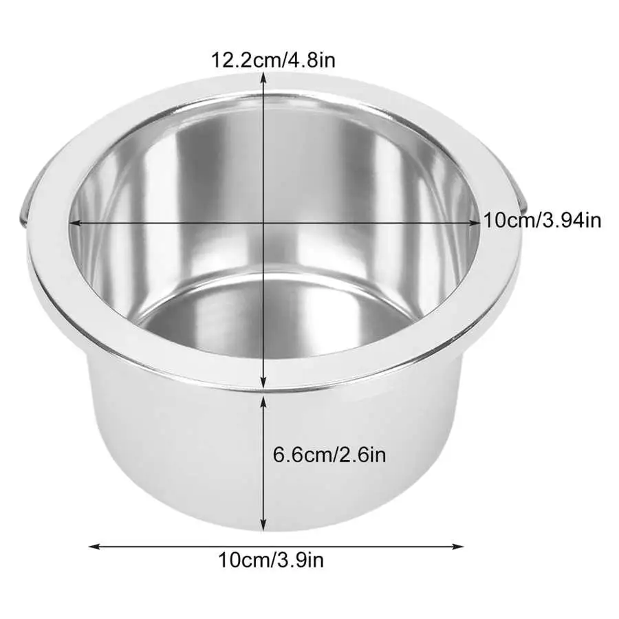 100mm Aluminum Alloy Waxing Pot for hair Removal Machine - Inner Pot Accessory 4