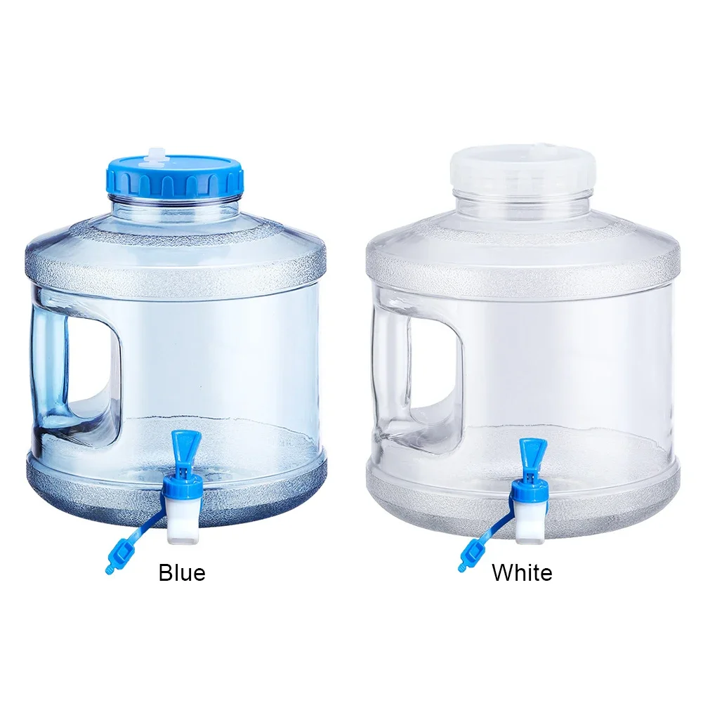 5L/5.5L/7.5L/10L/15L Portable Water Bucket Water Storage Carrier Pure Water Tank Container Faucet Outdoor Hiking Camping Picnic