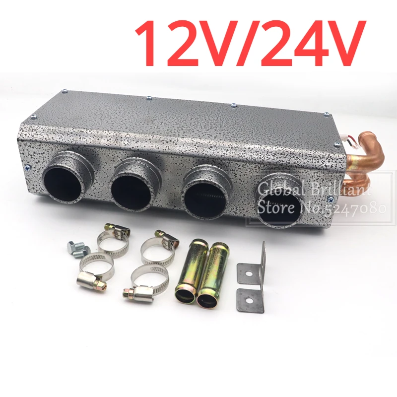 Ziyan Adattatore Auto 12V-24V Con 3 Prese Accendisigari E 4 Porte USB - Caricabatterie Da Camion Con Voltmetro - 3