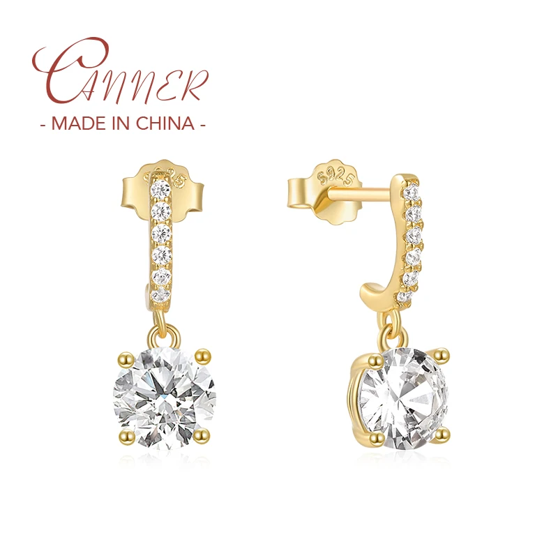 

Женские серьги-гвоздики из серебра 925 пробы, с кристаллами