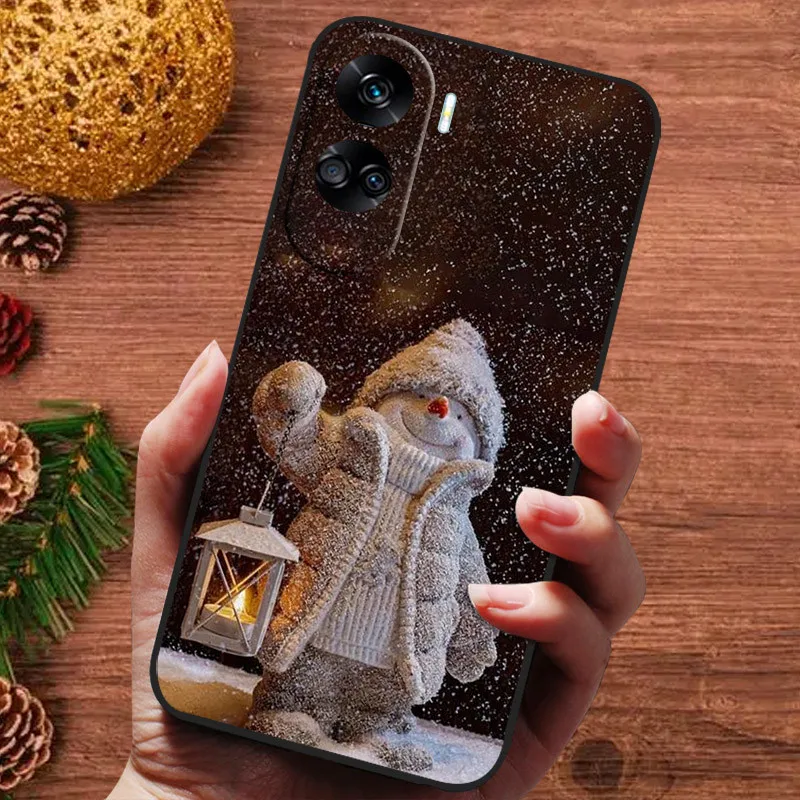 Festive Silicone Soft Case with Cute Bumper Design