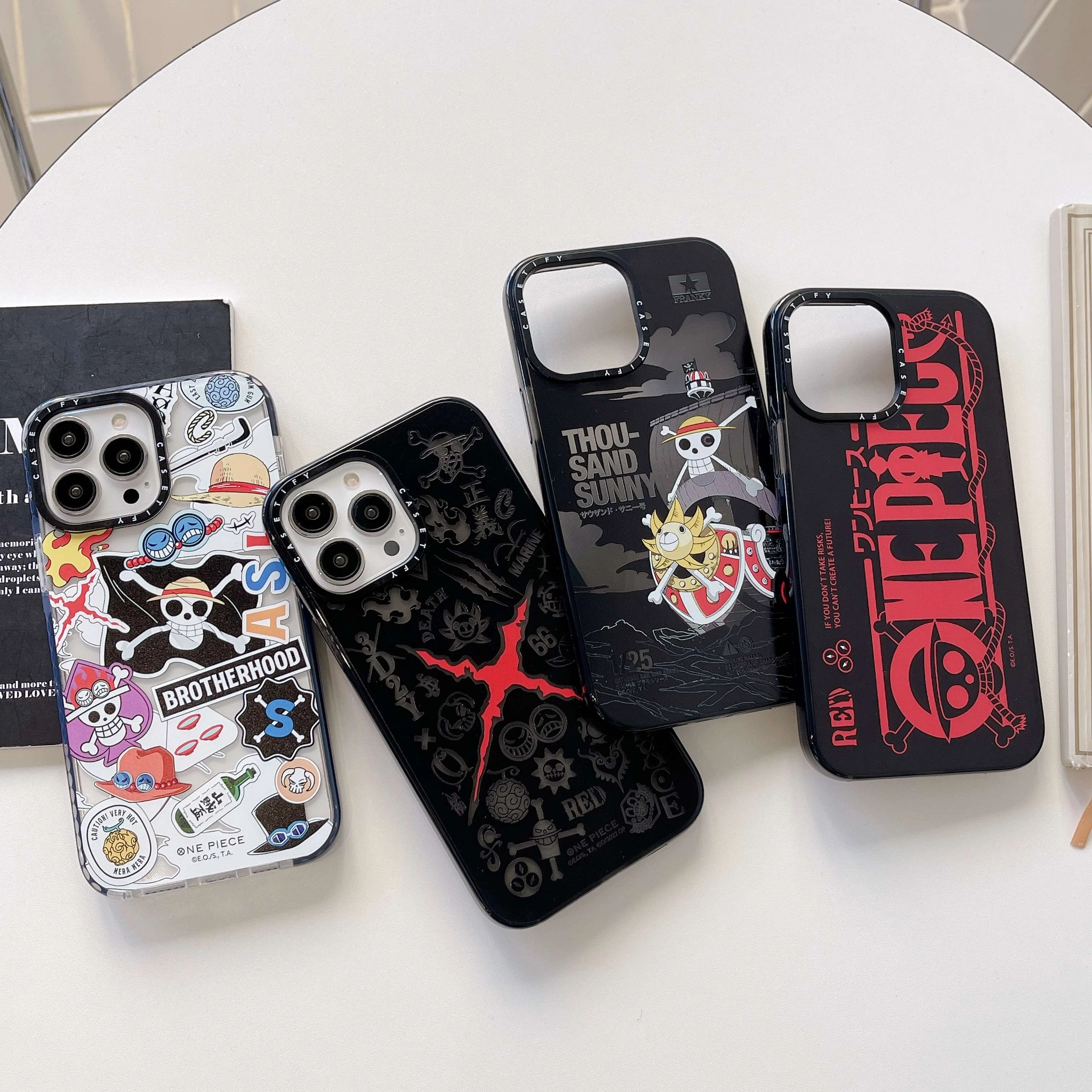 Casetify Anime Ones Pieces Skull Phone Cases For iPhone 14 13 12 11 Pro