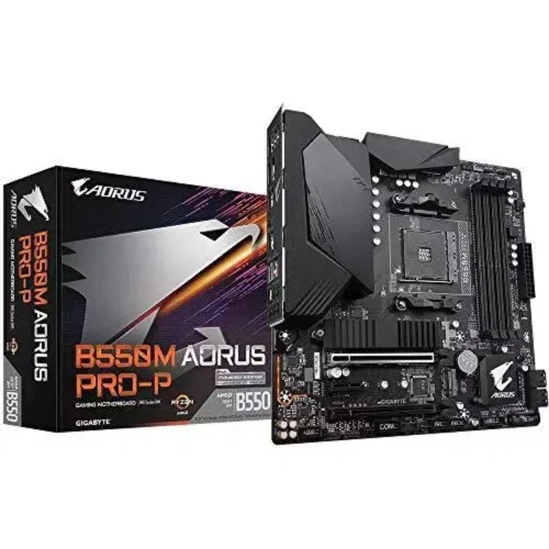 Материнская плата GIGABYTE B550M Aorus Pro-P с микросхемой ATX AMD B550