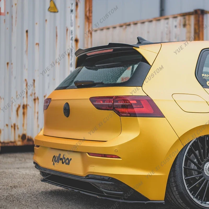 Per Vw Golf 8 Tdi Tsi Mk8 Standard 2019-2023 Maxton Style Car Rear Roof Spoiler Cap Cover Posteriore Trunk Roof Spoiler Wing Trim