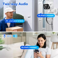 ASECAM 4K 8MP Camera Surveillance Extérieure PTZ 30X Zoom optique AI Détection de Véhicule WDR POE IMX415 Hikvision Compatible 4