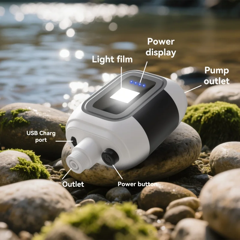 USB Rechargeable Camping Shower 5