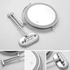 Bathroom White Smart Makeup Mirror 8-inch Folding LED Makeup Mirror 3X Magnification Double-sided Battery Mirror 4