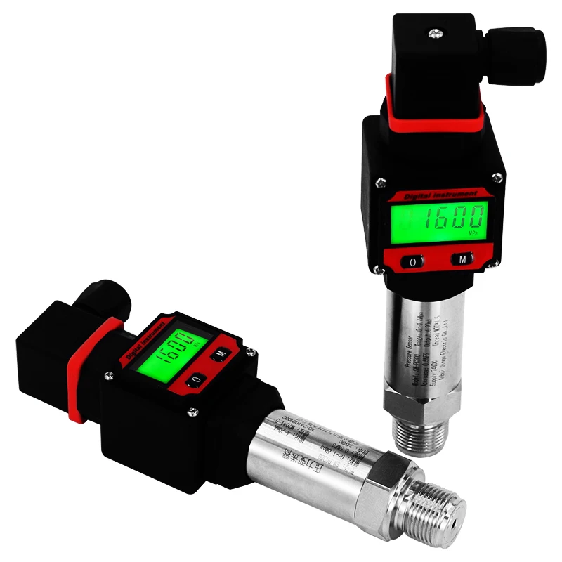 Pressure Transmitter Digital Display -1bar-0bar-1000 bar 10bar Transducer 4-20mA RS485 M20*1.5 LCD Hersman Pressure Sensor