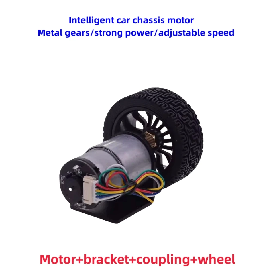

520 Intelligent Vehicle Chassis Motor Tracking Two Wheel Self Balancing Vehicle Motor Encoder Code Measuring Wheel Steering Robo