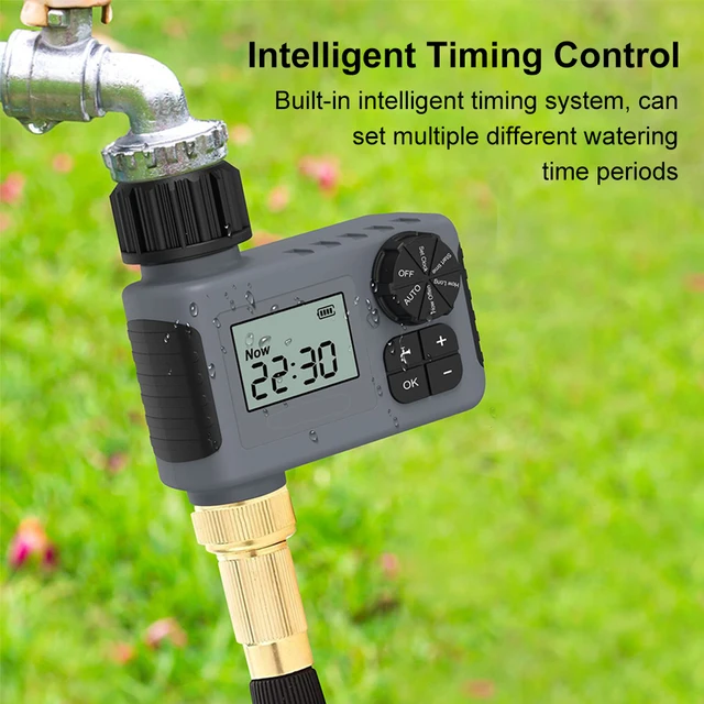 Smart Irrigation Timer Waterproof Automatic Timed Irrigation Controller Intelligent Sprinkler Timer for Outdoor Garden Lawn 5