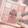 9/15 Colors Eye Shadow Palette Glitter Snowflake Diamond Pink Chocolate Brown Shades, Korean Contour Makeup For Charming Eyes 6