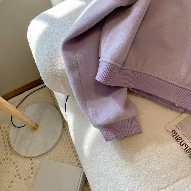 여성용 보라색 야구 유니폼