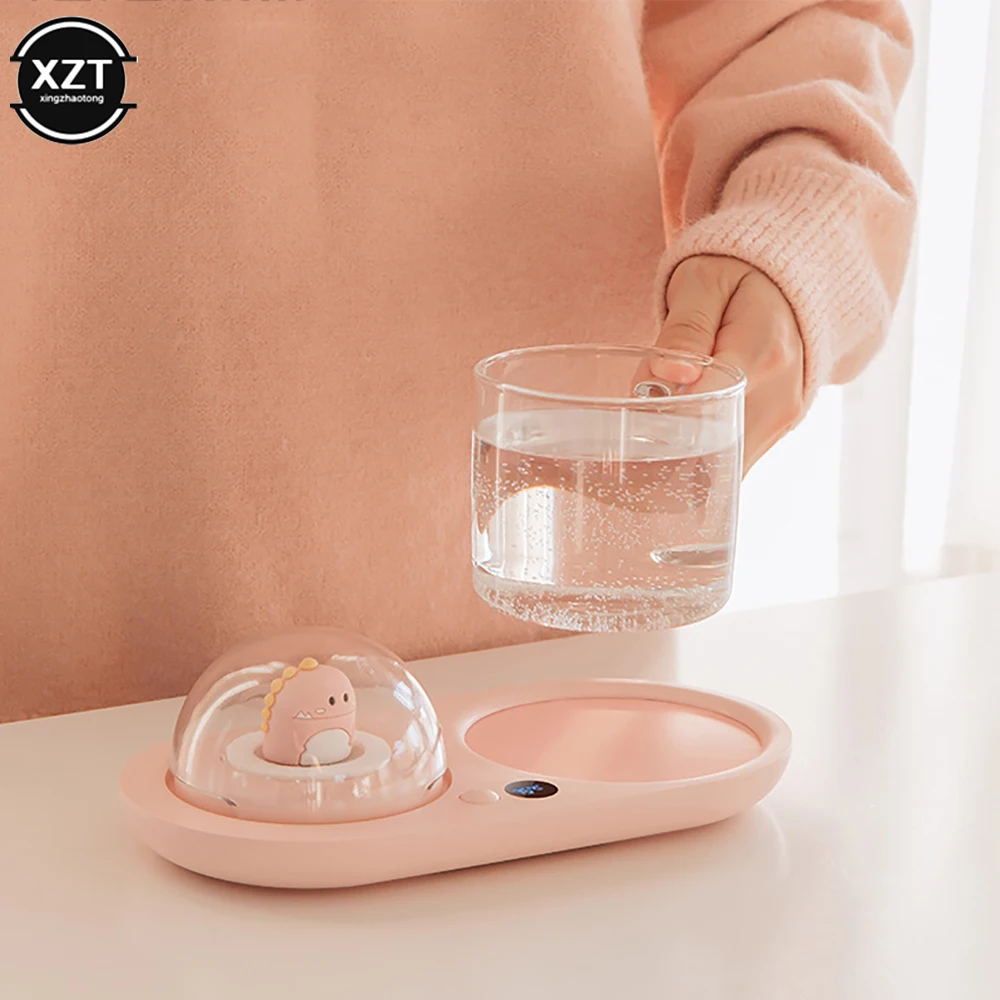 Creative Smart Coffee Mug Warmer for Milk Tea Water Cocoa Cup Warmer with Essential Oil Diffuser 3 Temperature Settings Gift