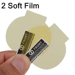 Premium Tempered Glass Lens and TPU Hydrogel Film for VR Headset Full Screen Protection (2 Soft Film)