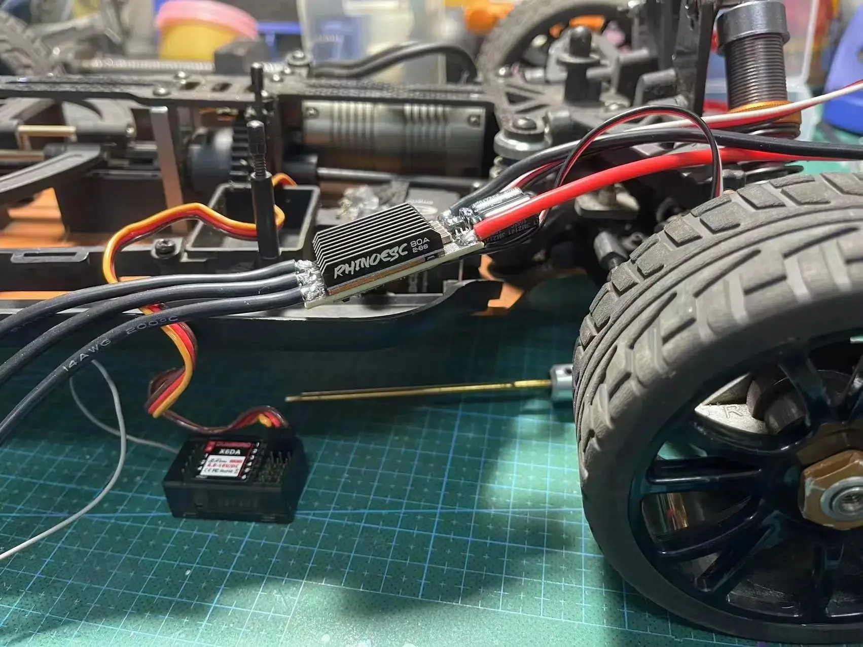RhinoESC AM32 ESC 40A/80A Crawler RC için - Ayarlanabilir BEC 5.2-8.2V