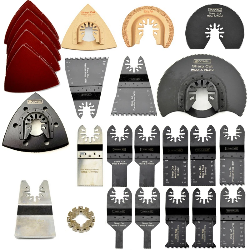 45pcs Kit Oscillating Saw Blades Kit Fit Diy Tools Plunge Multi Tool