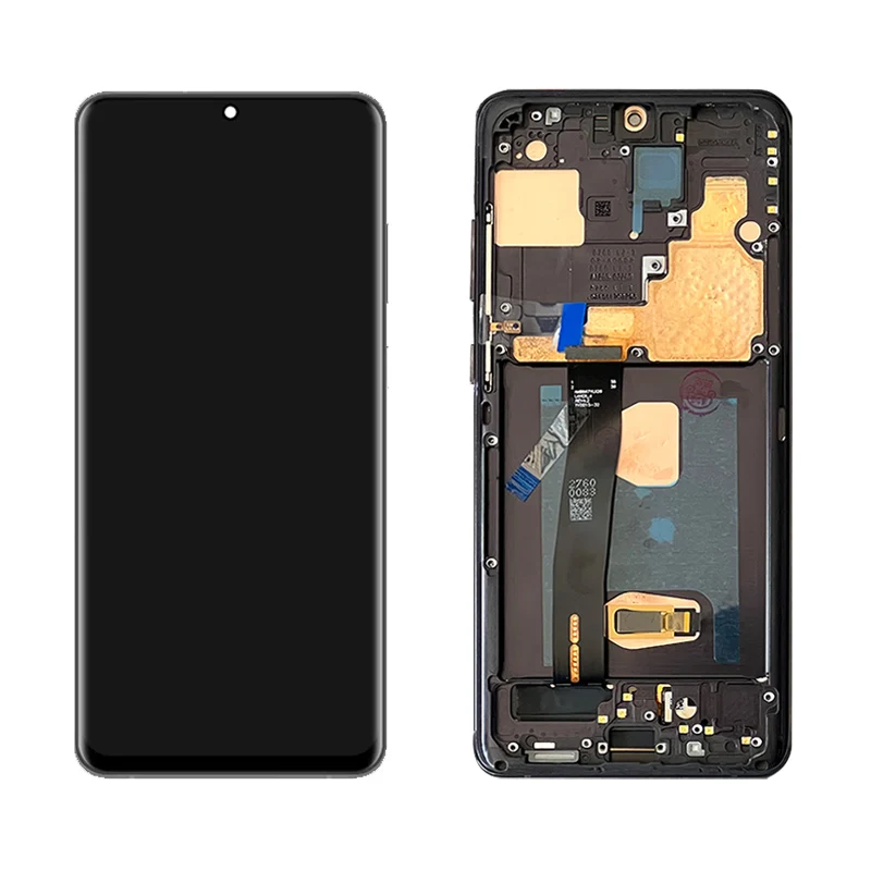 black with frame