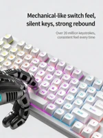 Mechanical Keyboard Hot Swapsoft Gasket Structure Optional Backlit Luminous Keycap Esports Game Keyboard Office Birthday Gift - Image 4