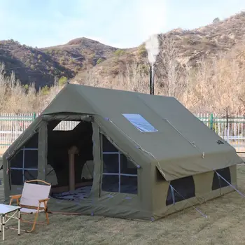 129 SqFT Inflatable Tent ,8-10 Person 1