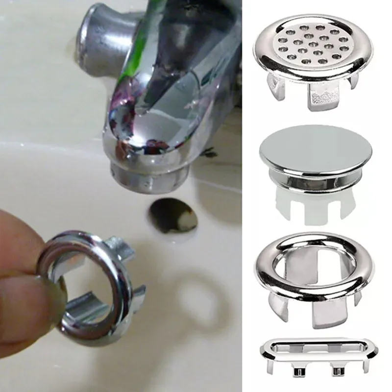 Anillo de Desbordamiento de Fregadero, 3 Pcs Tapa Rebosadero Lavabo,  Rectángulo de Drenaje Insertar en Agujero, Embellecedor Rebosadero Lavabo,  para Baño Cocina Repuesto de Lavabo : : Bricolaje y herramientas