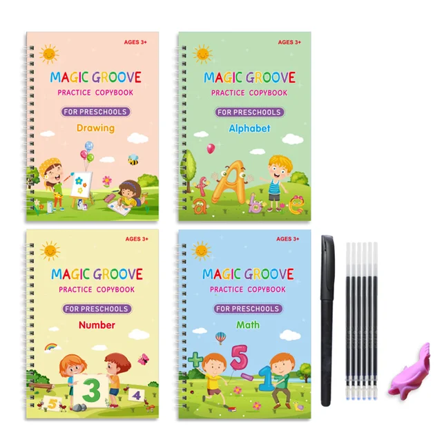 Reusable Magic Copybook – Montessori Writing & Drawing Practice for Kids 3