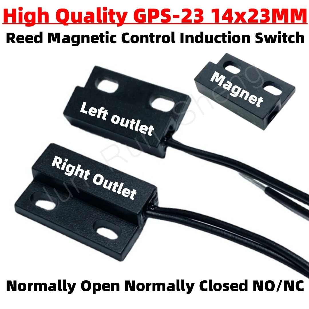 Magnetic Control Reed Switch Sensor Reed Switch GPS-23 Normally Open GPS-23B Normally Closed NO/NC Type 14*23MM With Magnetic Spring Switch Proximity Control