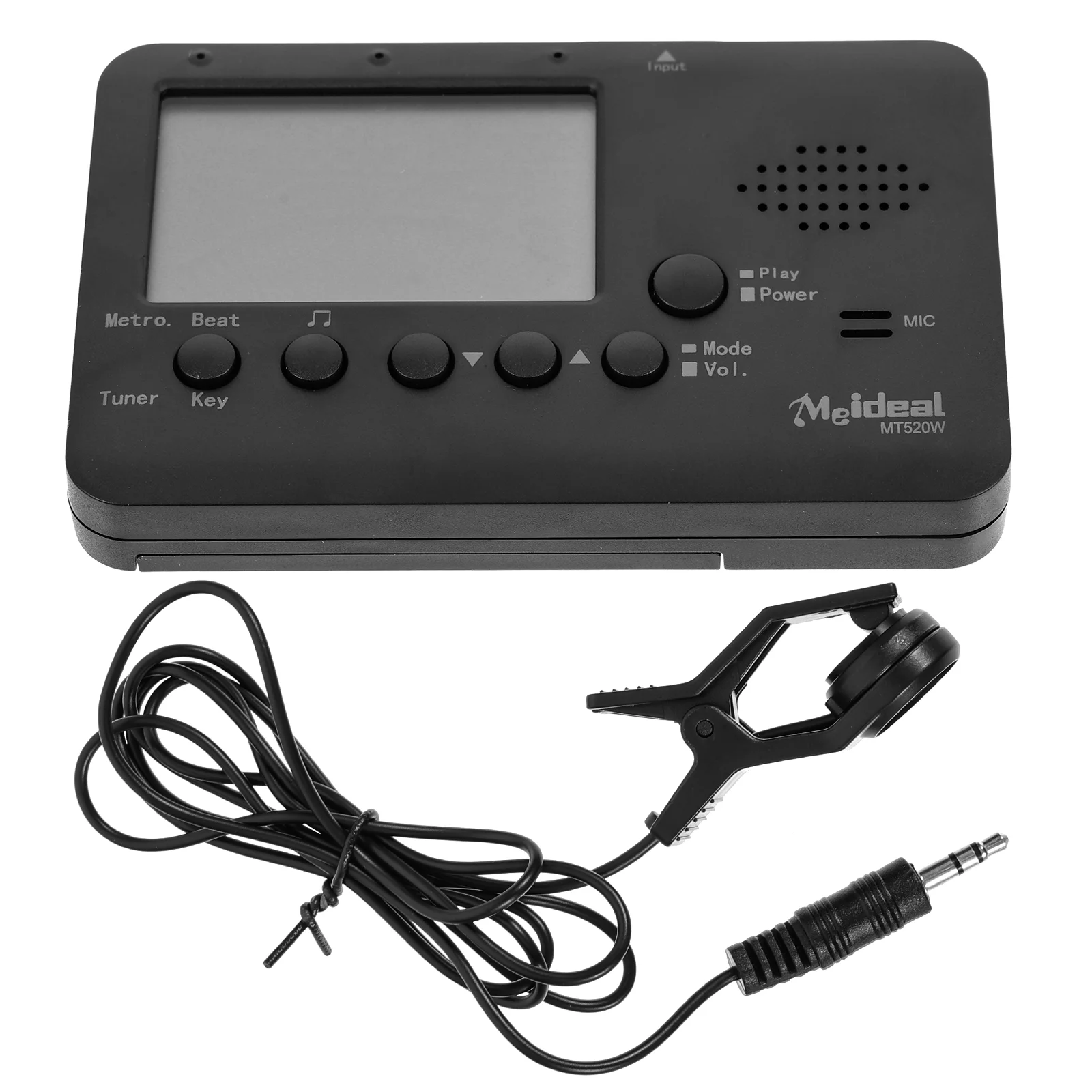 Wind Universal Tuner Metronomo Elettronico Clarinetto Sassofono Flauto Tuba Tromba Tuning Tuner Sintonizzatore Flauto Nero Senza