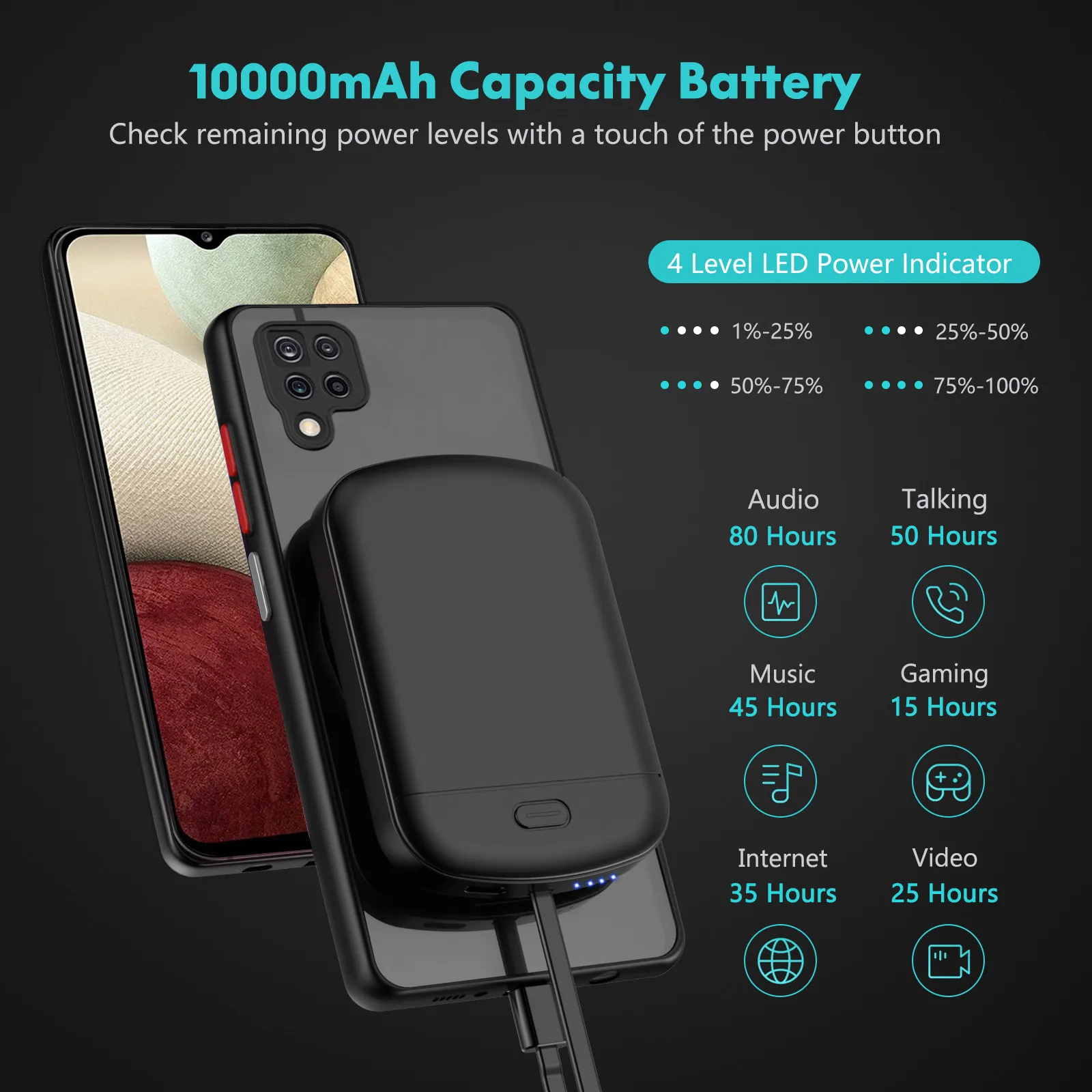 Power Bank Samsung Galaxy Battery Charger Portable Power Bank For