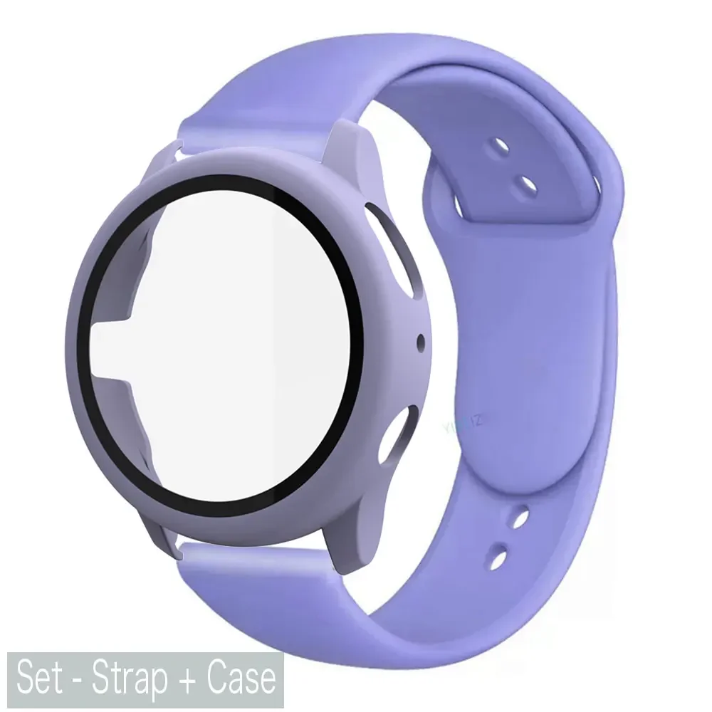 Protective Glass Film Case & Strap Set with Bracelet Accessories