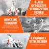 VEVOR SU27 RC Plane 2.4G  Remote Control Flying Model Glider Airplane with 2 Batteries Aircraft Foam Toys for Children Gifts 4