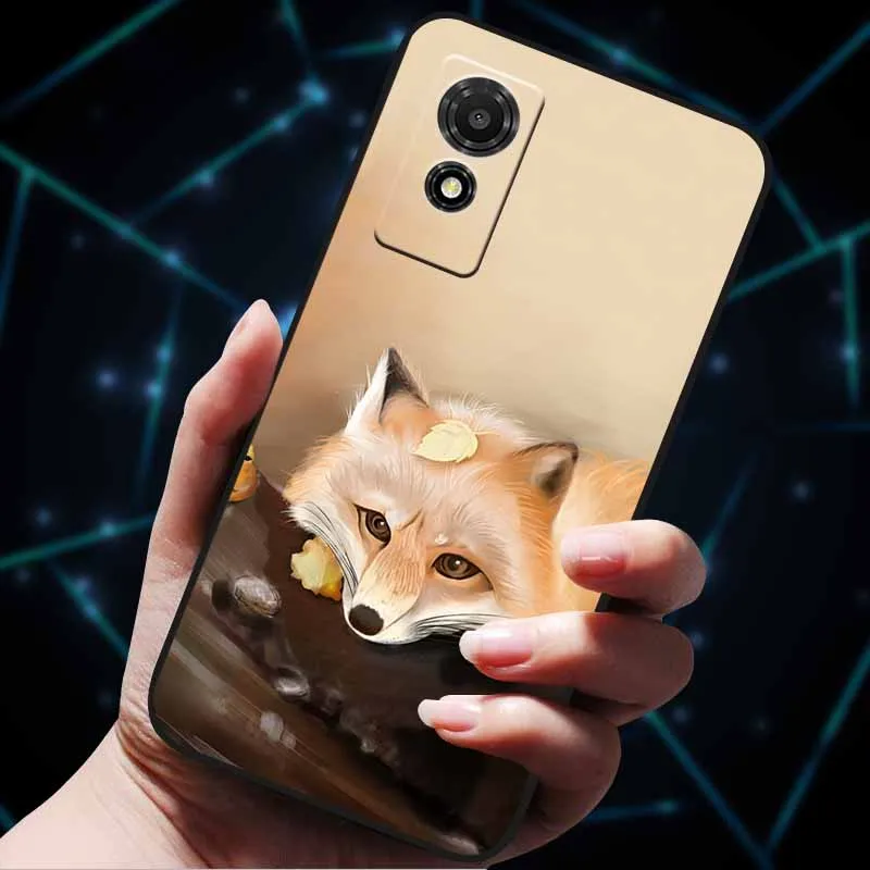 Artistic Cat Silicone Protective Phone Case - Stylish & Durable Bumper Protector