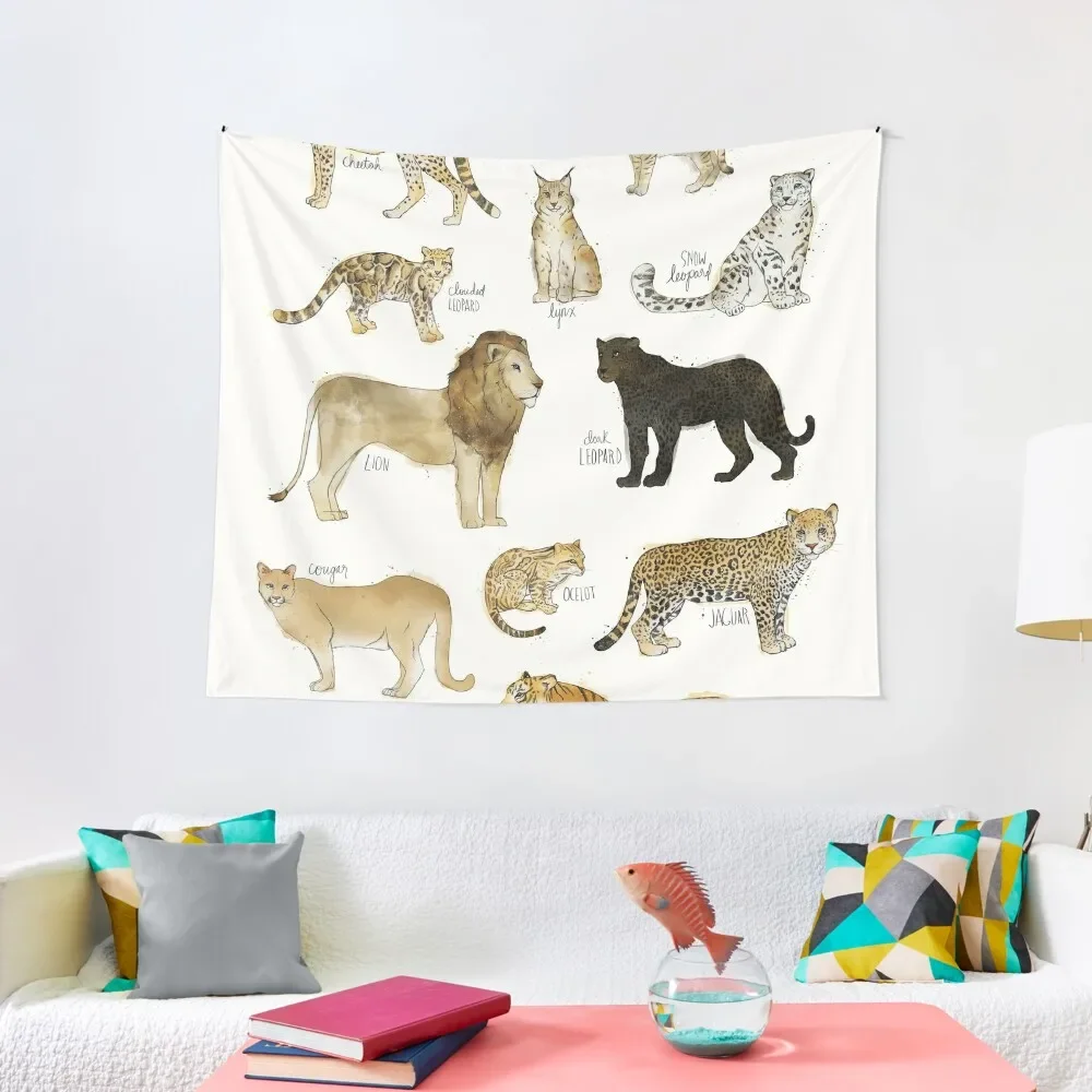 

Wild Cats Tapestry Hanging Wall Wallpaper Bedroom Tapestry