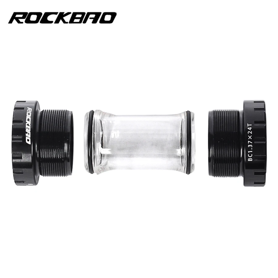ROCKBAO-Mountain Bicycle Bottom Brackets, BB, 24mm Crankset, 68mm, 73mm, MTB Bike Bottom Bracket