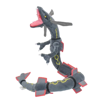 Shiny Rayquaza Plush Toys Stuffed Animal Game for Collectible Gift,Soft Plushies,Cute Cartoon Character Black 12 Inch 1