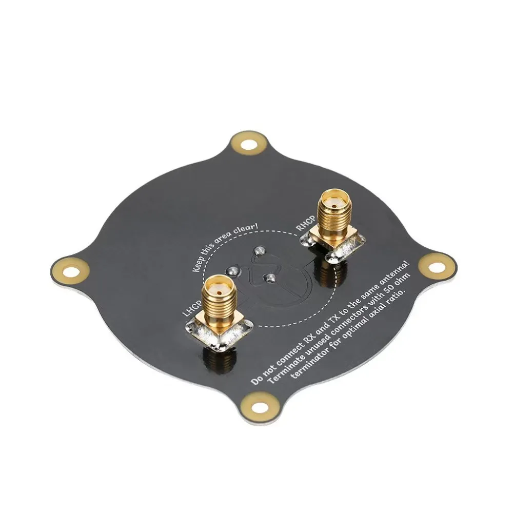 Antenne Patch Triple Feed 5.8GHz SMA/RP-SMA pour FPV Drone