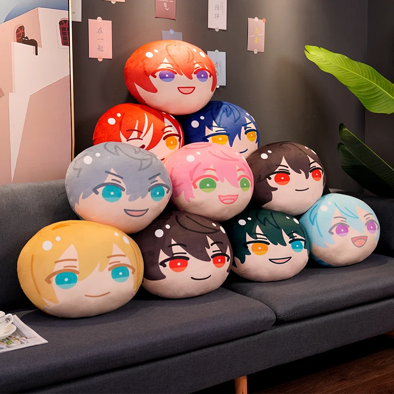 Cartoon Anime Ensemble Sterne Zurück Kissen Kawaii Tsukinaga Leo Sakuma Rei Kagehira Mika Sofa Dekorative Kissen Nette Weihnachten Geschenke – Detail 4