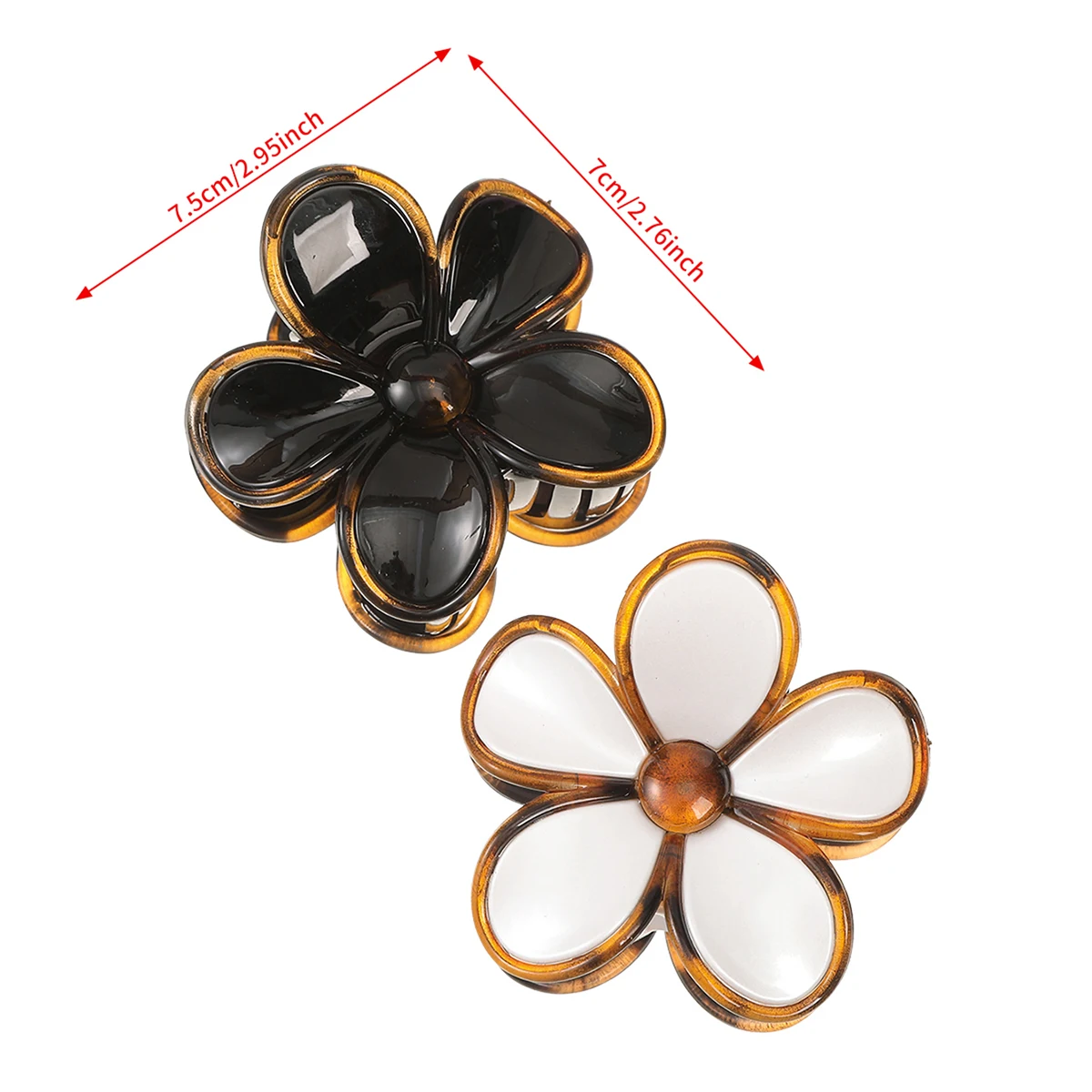 Women Flower Ponytail Hairpin Hair Claw Girls Party Ponytail Temperament Hair Accessories Hair Crab Headwear Korean Hairpin