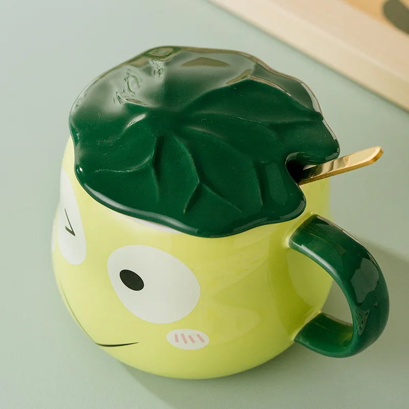 Magic Winged Frog with Toadstools Ceramic Mug