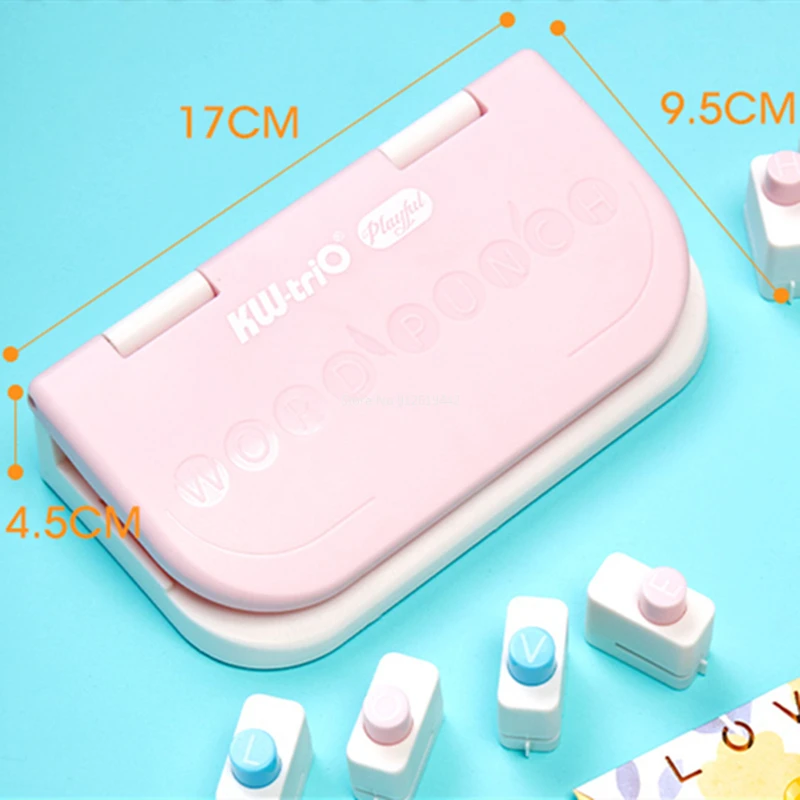 엠보싱 기계 인쇄 엠보싱 기계 펀칭 핸드 계정 세트, 작은 DIY 수도 영어, 26 글자