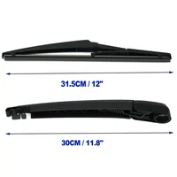Rear Wiper Back Arm Blade Set For Mazda 3 Hatchback 12"/300mm Car Windshield Windscreen 2014 2015 2016 2017 2018 2