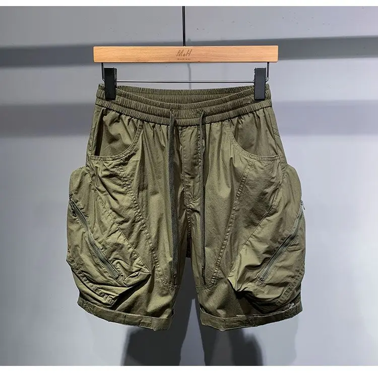 Men Fashion Caogo Shorts Big Pockets Jogger Short Hip Hop Streetwear Harajuku Trousers Plus Size Streetwear Hip Hop Sweatpants 4