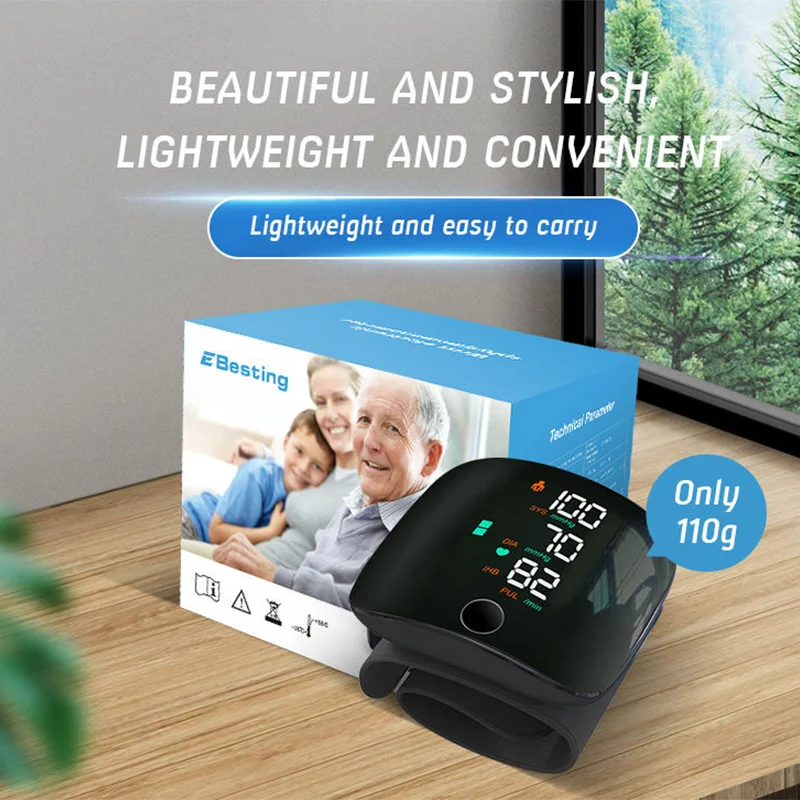 Rechargeable Wrist Blood Pressure Monitor Medical Baumanometro Digitlal Tensiometro Health Sphygmomanometer Tonometer blood pressure monitor,blood pressure meter