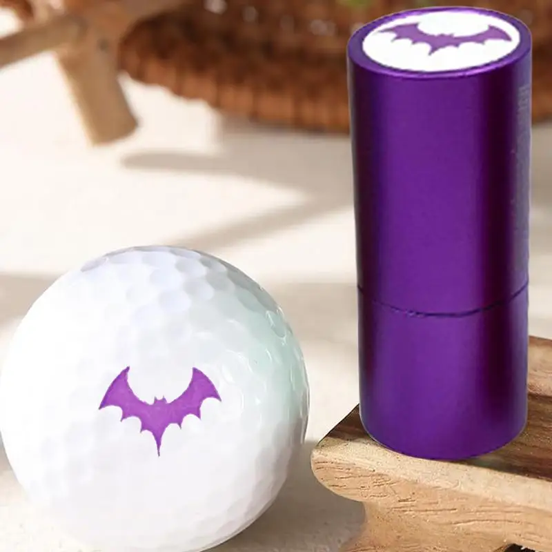 Golf Ball Marker Stamp Funny Golf Supply Stamper Waterproof Quick-Dry Photosensitive Ink Stamper For Quick Identification