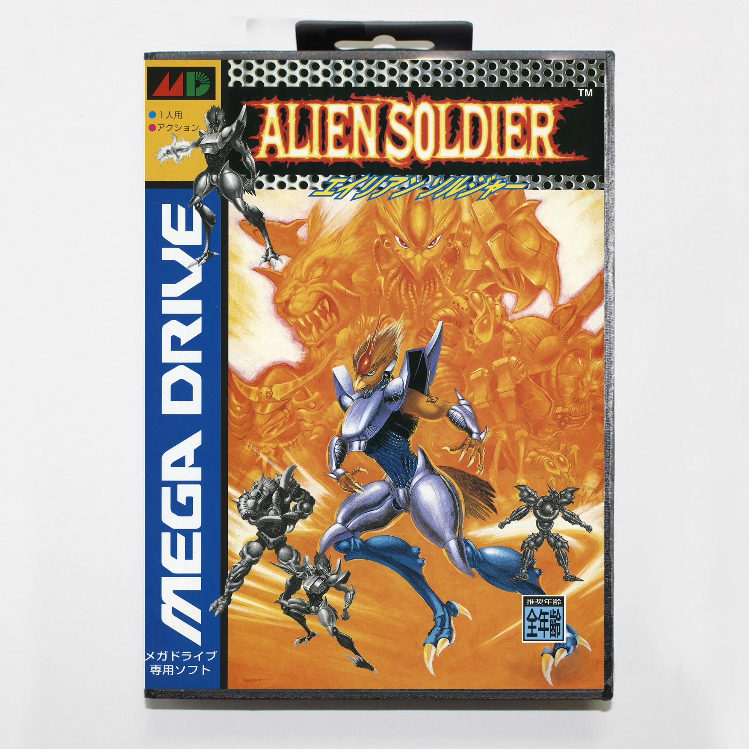

Игровая карта Aliensoldier в розничной коробке, 16 бит, MD корзина для Sega Mega Drive/Genesis System