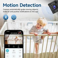    Mini caméra de sécurité HD WiFi sans fil, détection de surveillance, Protection de sécurité, Vision nocturne, sécurité à domicile, longue durée de vie de la batterie 3