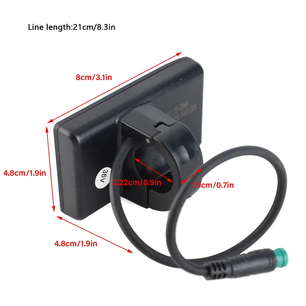 Enhanced LCD Display Screen for Electric Bike and Scooter Control Panel