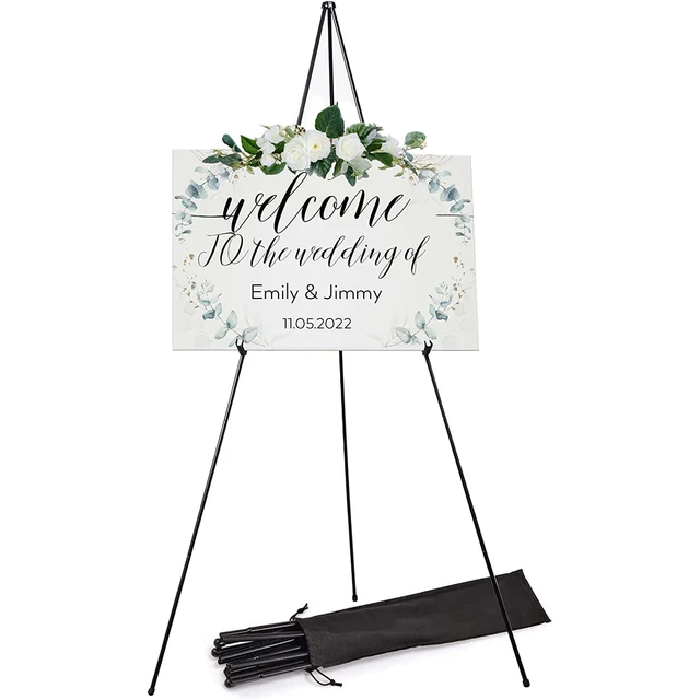 Easel Stand For Wedding Sign Easel For Display Portable Sign Easel