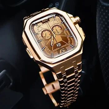 Stainless Steel Strap+Case Luxury Modification Mod Kit for Apple Watch Ultra 2/Ultra 49MM  for IWatch Series 49mm Accessories 1