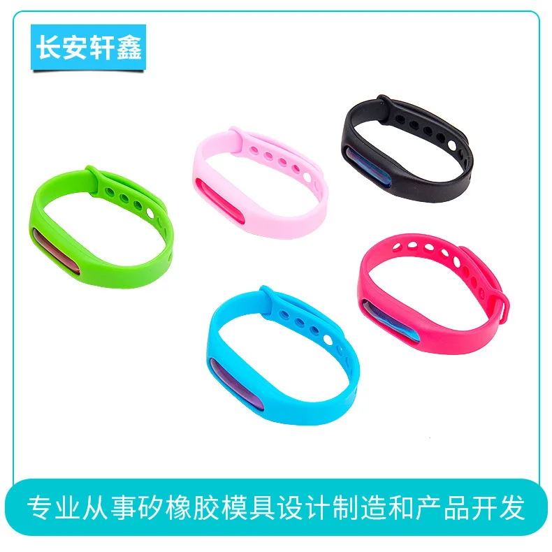 Silicone Plant Protective Wristband for Children and Adults, Essential Oil Wrist Strap, Handmade, Outdoor, Artifact
